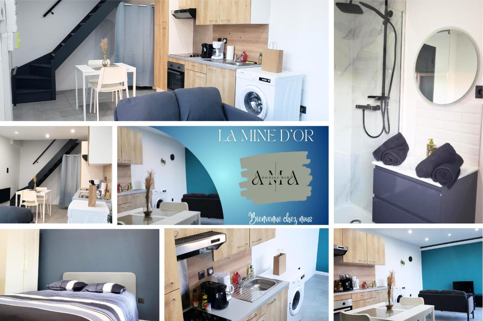 La Mine D'Or - Wifi - Parking Prive Apartment Lens Luaran gambar